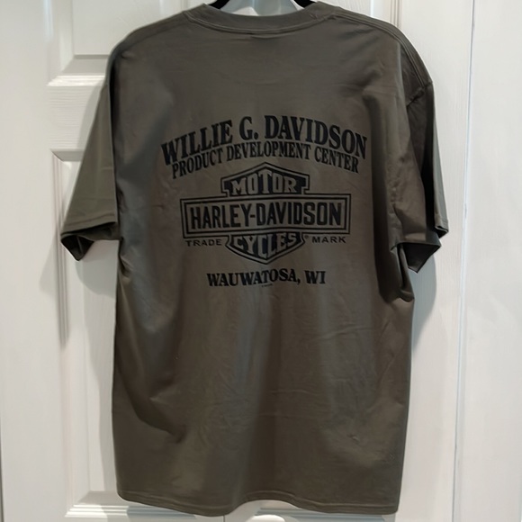 ❤️SOLD❤️Harley Davidson Green Short Sleeve Tee - Picture 3 of 7